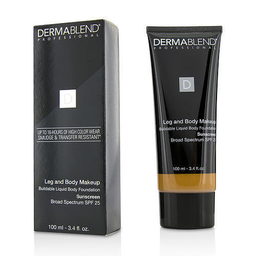 Dermablend by Dermablend Leg and Body Make Up Buildable Liquid Body Foundation Sunscreen Broad Spectrum SPF 25 - #Tan Golden 65N --100ml/3.4oz