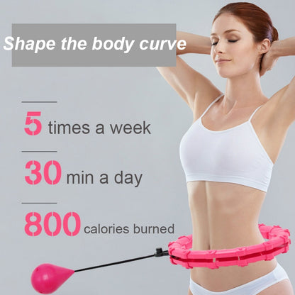 Fitness Smart Sport Hoop Thin Waist Exercise Detachable Massage Hoops Fitness Equipment Gym Home Training Weight Loss Fitness