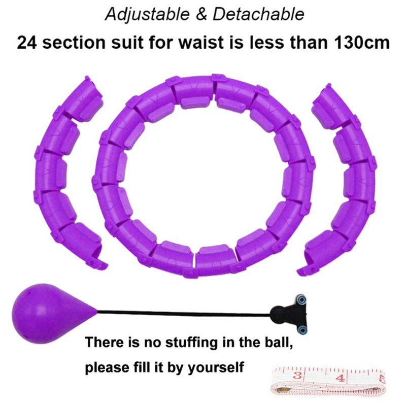 Fitness Smart Sport Hoop Thin Waist Exercise Detachable Massage Hoops Fitness Equipment Gym Home Training Weight Loss Fitness