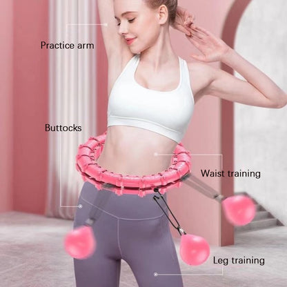 Fitness Smart Sport Hoop Thin Waist Exercise Detachable Massage Hoops Fitness Equipment Gym Home Training Weight Loss Fitness