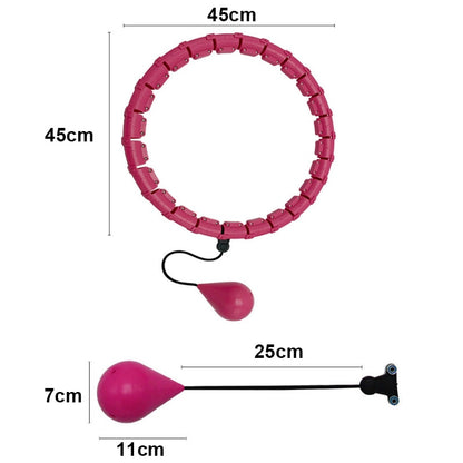 Fitness Smart Sport Hoop Thin Waist Exercise Detachable Massage Hoops Fitness Equipment Gym Home Training Weight Loss Fitness