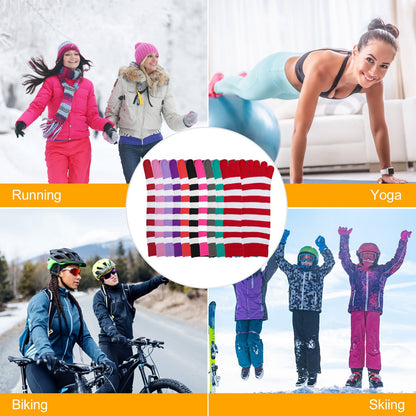 6 Pair 5-toes Socks Soft Breathable Socks Ankle Sock Athletic Five Finger Socks For Girl Women