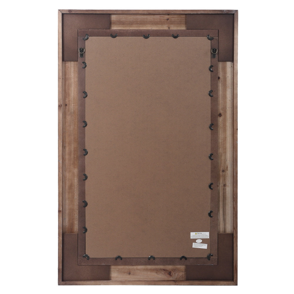 74*4.5*114cm Rectangle Iron Wall Mirror Decorative Mirror  XH