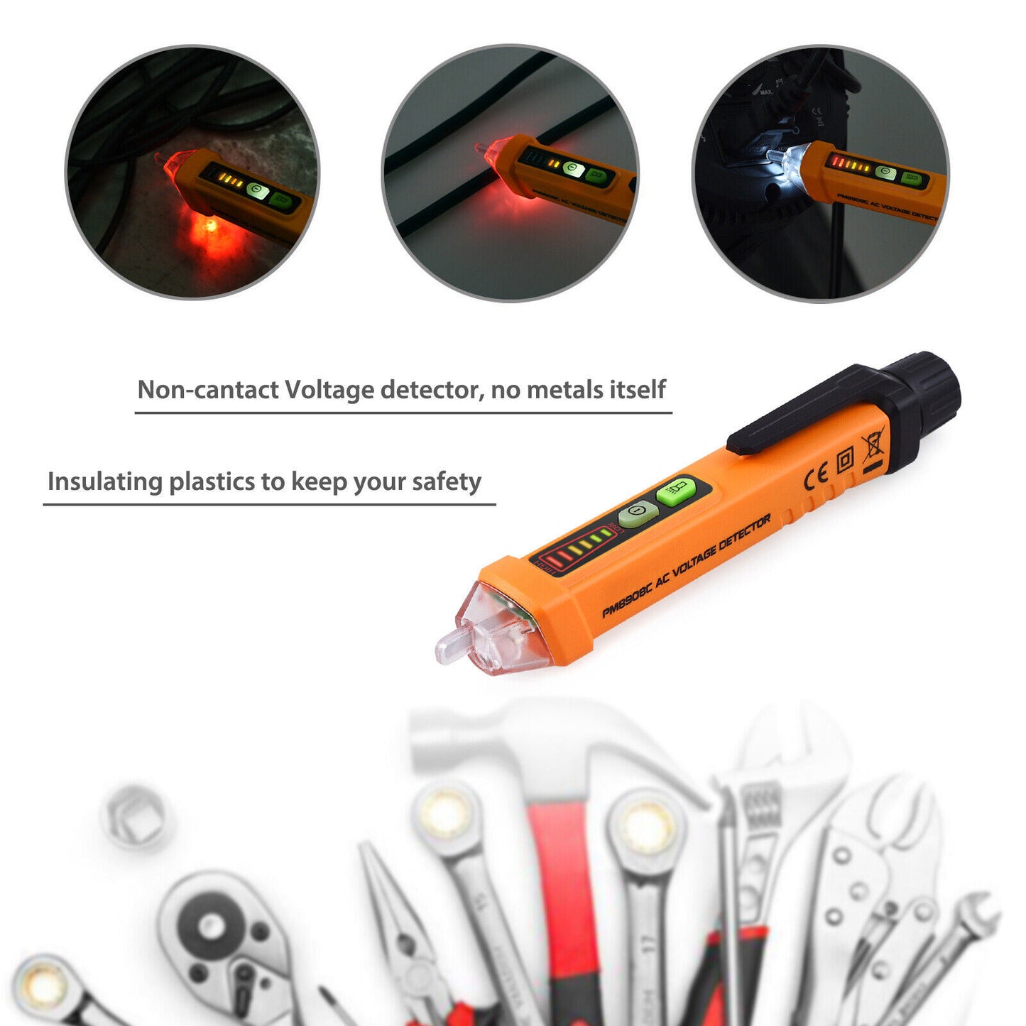 Digital Multimeter Non-Contact Voltage Tester Socket Tester Electrical Test Kit