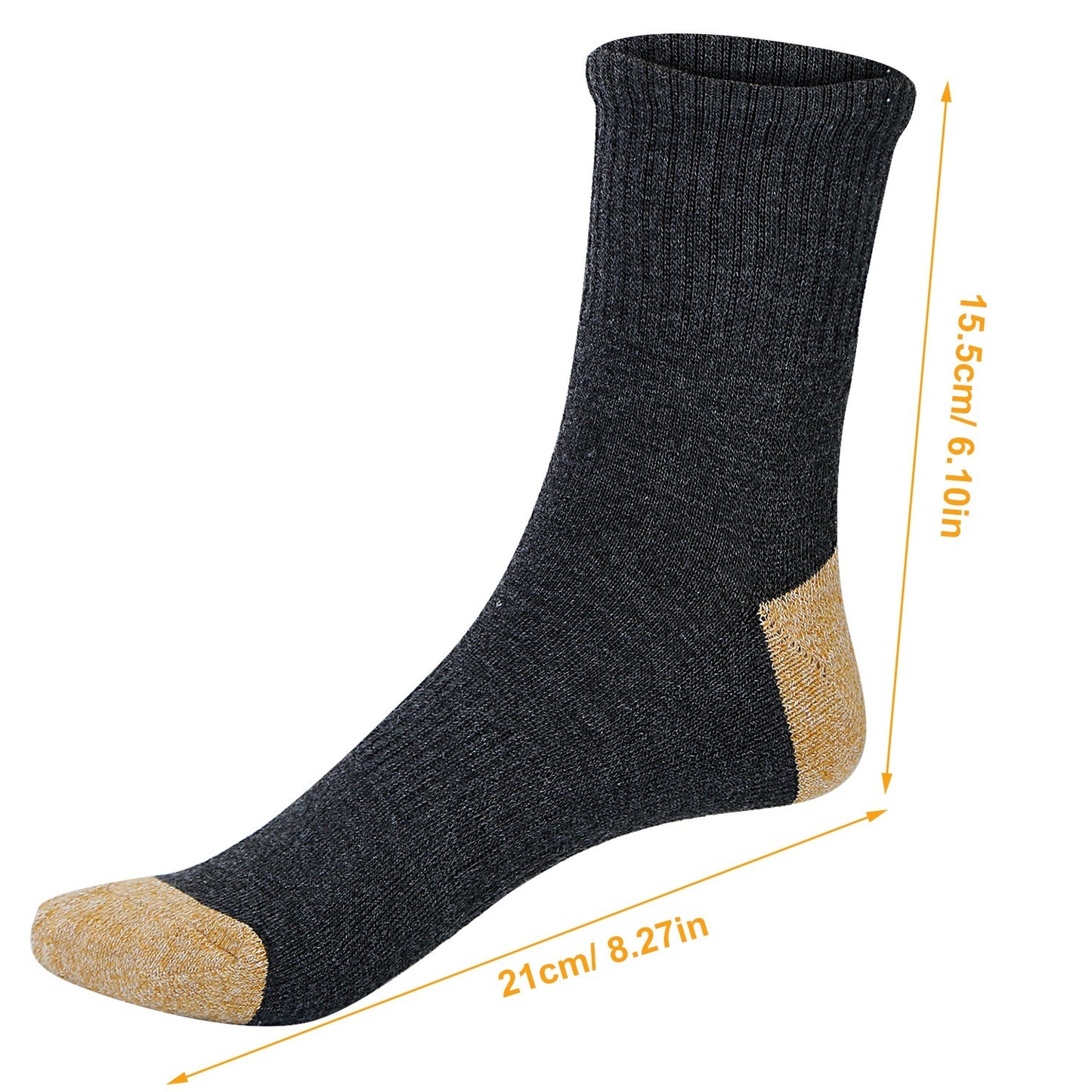 3 Pairs Men Socks Men's Ankle Socks Winter Spring Autumn Compression-Fit Sport Socks For Men 6.5-8.5(US)