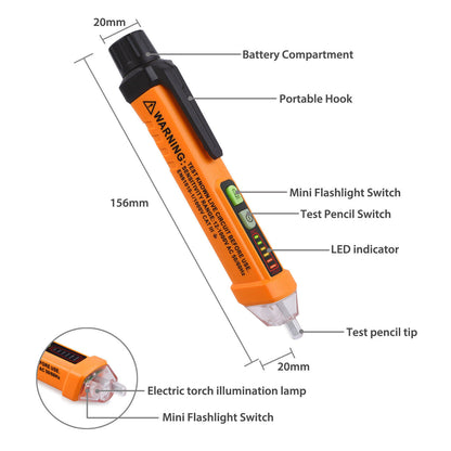 Digital Multimeter Non-Contact Voltage Tester Socket Tester Electrical Test Kit