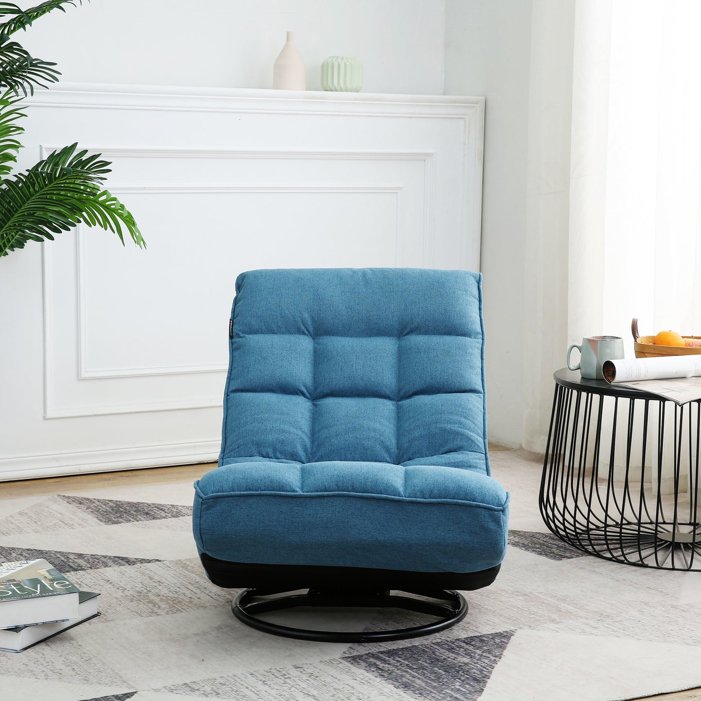360 degree swivel lazy chair,42 position backrest adjustable folding chair,comfortable padded backrest,lazy sofa chair for teenagers and adults,video game chair can be placed in bedroom,living room