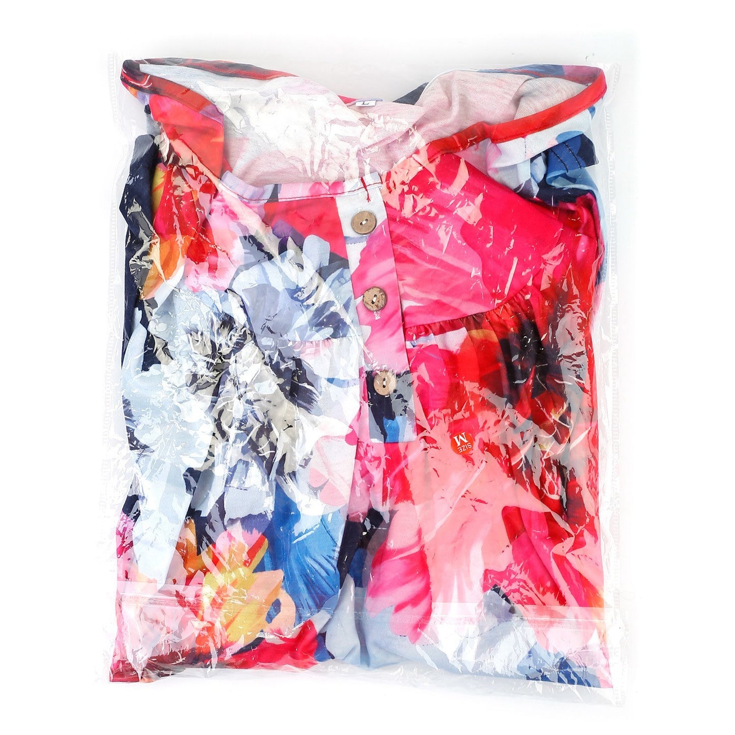 Women Summer Shirts Tops Loose Short Sleeve T Shirts Casual Floral Printed Button Shirts Blouse S-XXL