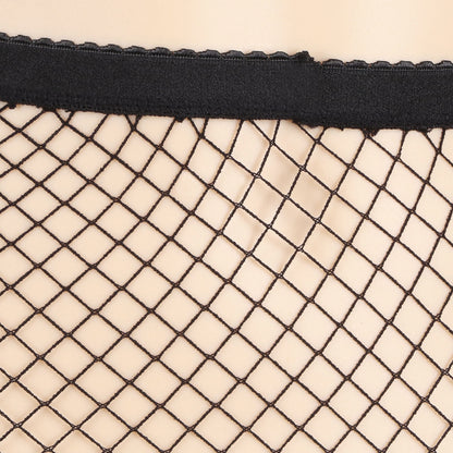 Women Fishnet Tights Sexy High Waist Fishnet Pantyhose Stretchy Mesh Hollow Out Tights Stockings