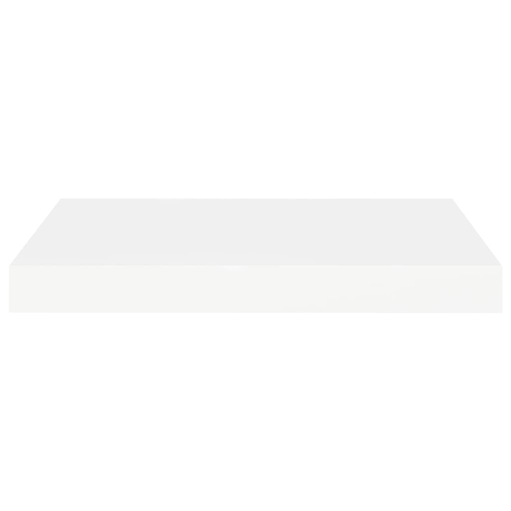 Floating Wall Shelves 2 pcs White 15.7"x9.1"x1.5" MDF