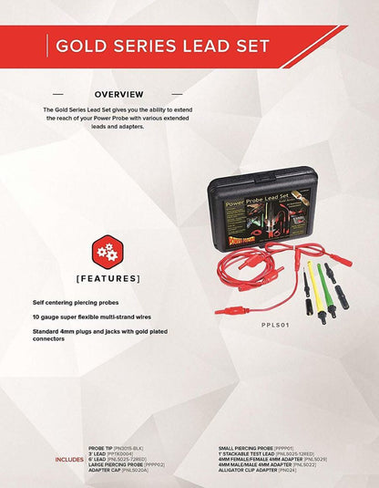 Car Diagnostic Service Tool Gold Series Lead Sets